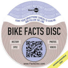 Load image into Gallery viewer, Bike Facts Disc