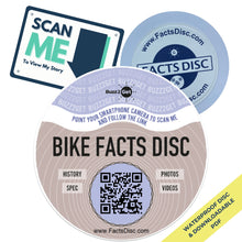 Load image into Gallery viewer, Bike Facts Disc