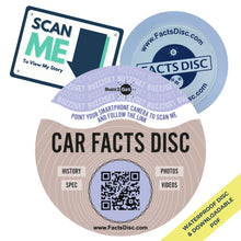 Load image into Gallery viewer, Car Facts Disc