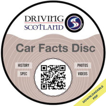 Load image into Gallery viewer, Driving Scotland - Car Facts Disc