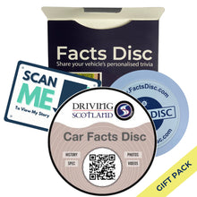Load image into Gallery viewer, Driving Scotland - Car Facts Disc