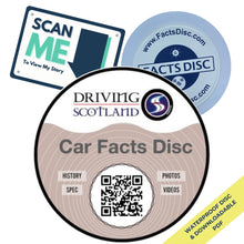 Load image into Gallery viewer, Driving Scotland - Car Facts Disc