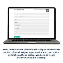 Load image into Gallery viewer, Jaguar Enthusiasts Club - Car Facts Disc