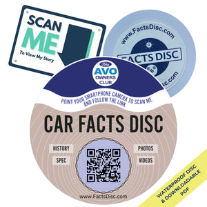 Ford AVO Owners Club - Car Facts Disc
