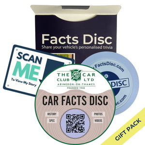 MG Car Club - Car Facts Disc