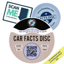 Load image into Gallery viewer, Morgan Sports Car Club - Car Facts Disc
