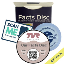 Load image into Gallery viewer, TVR Car Club - Car Facts Disc
