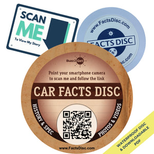 Vintage Car Facts Disc